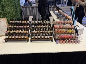 lip gloss bar provides unique conference giveaways